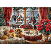 Christmas Living Room Jigsaw Puzzle 1000 Pieces